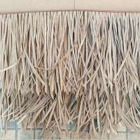 easy installation Artificial Palm Synthetic Plastic Thatch Caye