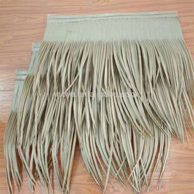 Low price made in china emulated palm leaf thatch