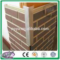 Artificial faux brick fiber cement board for wall cladding